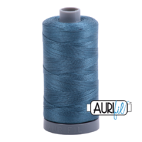 Aurifil 28wt Cotton Mako' 750m Spool - 4644 - Smoke Blue