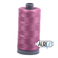 Aurifil 28wt Cotton Mako' 750m Spool - 5003 - Wine