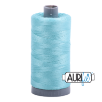 Aurifil 28wt Cotton Mako' 750m Spool - 5006 - Light Turquoise