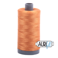Aurifil 28wt Cotton Mako' 750m Spool - 5009 - Medium Orange
