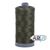 Aurifil 28wt Cotton Mako' 750m Spool - 5012 - Dark Green