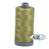 Aurifil 28wt Cotton Mako' 750m Spool - 5016 - Olive Green