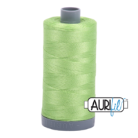 Aurifil 28wt Cotton Mako' 750m Spool - 5017 - Shining Green