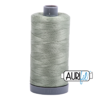 Aurifil 28wt Cotton Mako' 750m Spool - 5019 - Military Green