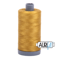 Aurifil 28wt Cotton Mako' 750m Spool - 5022 - Mustard