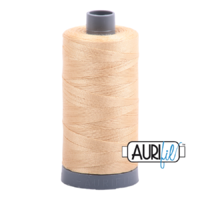 Aurifil 28wt Cotton Mako' 750m Spool - 6001 - Light Caramel