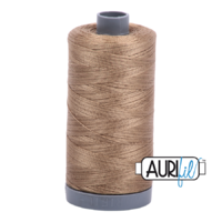 Aurifil 28wt Cotton Mako' 750m Spool - 6010 - Toast