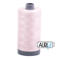 Aurifil 28wt Cotton Mako' 750m Spool - 6723 - Fairy Floss