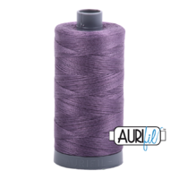 Aurifil 28wt Cotton Mako' 750m Spool - 6735 - Plumtastic