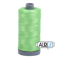 Aurifil 28wt Cotton Mako' 750m Spool - 6737 - Shamrock Green