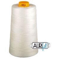 Aurifil 40/3wt Cotton Mako' 3000m Cone - 2021 - Natural White