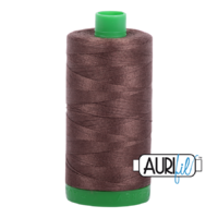 Aurifil 40wt Cotton Mako' 1000m Spool - 1140 - Bark