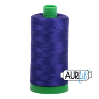 Aurifil 40wt Cotton Mako' 1000m Spool - 1200 - Blue Violet