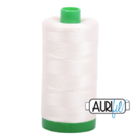 Aurifil 40wt Cotton Mako' 1000m Spool - 2026 - Chalk