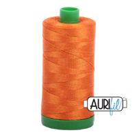 Aurifil 40wt Cotton Mako' 1000m Spool - 2150 - Pumpkin