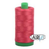Aurifil 40wt Cotton Mako' 1000m Spool - 2230 - Red Peony