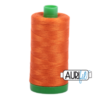 Aurifil 40wt Cotton Mako' 1000m Spool - 2235 - Orange