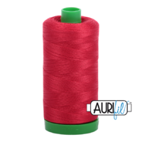 Aurifil 40wt Cotton Mako' 1000m Spool - 2250 - Red