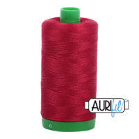 Aurifil 40wt Cotton Mako' 1000m Spool - 2260 - Red Wine