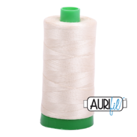 Aurifil 40wt Cotton Mako' 1000m Spool - 2310 - Light Beige
