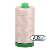 Aurifil 40wt Cotton Mako' 1000m Spool - 2312 - Ermine