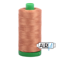 Aurifil 40wt Cotton Mako' 1000m Spool - 2330 - Light Chestnut
