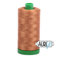Aurifil 40wt Cotton Mako' 1000m Spool - 2335 - Light Cinnamon