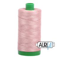 Aurifil 40wt Cotton Mako' 1000m Spool - 2375 - Light Antique Blush
