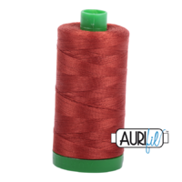 Aurifil 40wt Cotton Mako' 1000m Spool - 2385 - Terracotta