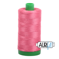 Aurifil 40wt Cotton Mako' 1000m Spool - 2440 - Peony