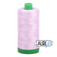 Aurifil 40wt Cotton Mako' 1000m Spool - 2510 - Light Lilac
