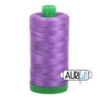 Aurifil 40wt Cotton Mako' 1000m Spool - 2540 - Medium Lavender