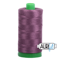 Aurifil 40wt Cotton Mako' 1000m Spool - 2568 - Mulberry
