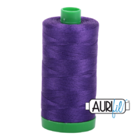 Aurifil 40wt Cotton Mako' 1000m Spool - 2582 - Dark Violet