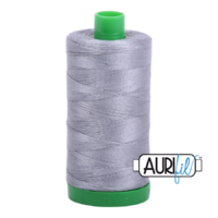 Aurifil 40wt Cotton Mako' 1000m Spool - 2605 - Grey