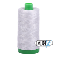 Aurifil 40wt Cotton Mako' 1000m Spool - 2615 - Aluminium