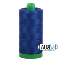 Aurifil 40wt Cotton Mako' 1000m Spool - 2780 - Dark Delft Blue