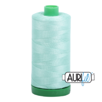 Aurifil 40wt Cotton Mako' 1000m Spool - 2835 - Medium Mint