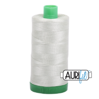 Aurifil 40wt Cotton Mako' 1000m Spool - 2843 - Light Grey Green