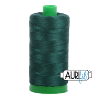 Aurifil 40wt Cotton Mako' 1000m Spool - 2885 - Medium Spruce