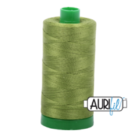 Aurifil 40wt Cotton Mako' 1000m Spool - 2888 - Fern Green