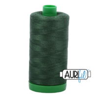 Aurifil 40wt Cotton Mako' 1000m Spool - 2892 - Pine