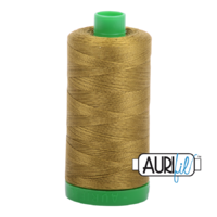 Aurifil 40wt Cotton Mako' 1000m Spool - 2910 - Medium Olive