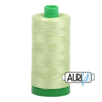 Aurifil 40wt Cotton Mako' 1000m Spool - 3320 - Light Spring Green