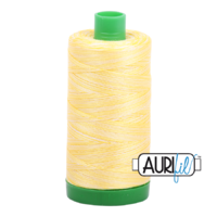 Aurifil 40wt Cotton Mako' 1000m Spool - 3910 - Lemon Ice