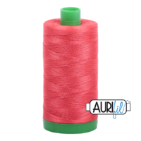 Aurifil 40wt Cotton Mako' 1000m Spool - 5002 - Medium Red