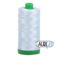 Aurifil 40wt Cotton Mako' 1000m Spool - 5007 - Light Grey Blue