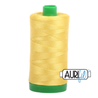 Aurifil 40wt Cotton Mako' 1000m Spool - 5015 - Gold Yellow