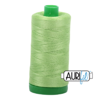 Aurifil 40wt Cotton Mako' 1000m Spool - 5017 - Shining Green