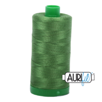 Aurifil 40wt Cotton Mako' 1000m Spool - 5018 - Dark Grass Green